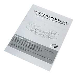 Bayangtoys X8 RC Quadcopter Spare Parts: Manual book