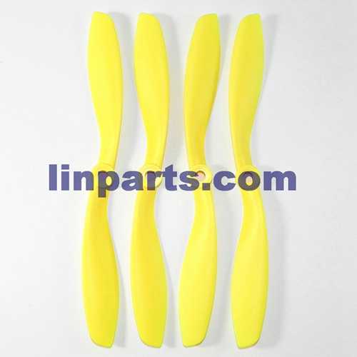 LinParts.com - XK X380 X380-A X380-B X380-C RC Quadcopter Spare Parts: main blades propeller pro【Yellow】