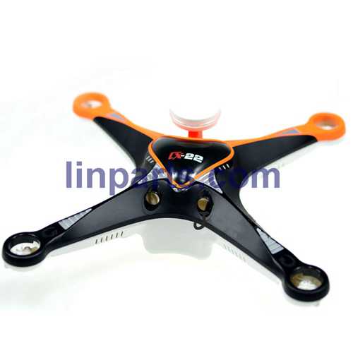 Cheerson CX-22 Follow Me 4CH 6-Axis Dual GPS Quadcopter Spare Parts: body shell cover set(Black)