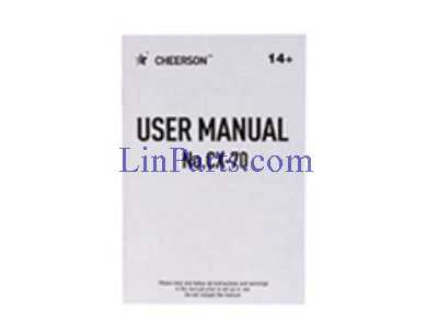 LinParts.com - Cheerson CX-70 RC Quadcopter Spare Parts: English manual book - Click Image to Close