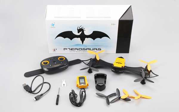 LinParts.com - Cheerson CX-70 CX70 BAT DRONE WiFi FPV With Wearable Wrist Watch Altitude Hold RC Quadcopter - Click Image to Close