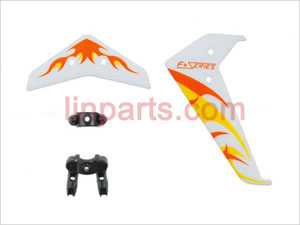 LinParts.com - DFD F106 Spare Parts: Tail decorative set(white and yellow) - Click Image to Close