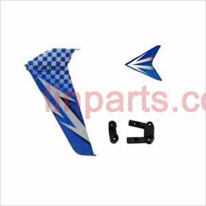 LinParts.com - DFD F161 Spare Parts: Tail decorative set(blue) - Click Image to Close