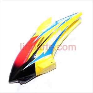 LinParts.com - DFD F162 Spare Parts: Head cover\Canopy(yellow and black) - Click Image to Close