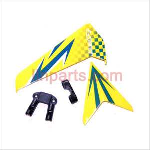LinParts.com - DFD F162 Spare Parts: Tail decorative set(yellow) - Click Image to Close