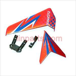 LinParts.com - DFD F162 Spare Parts: Tail decorative set(red) - Click Image to Close