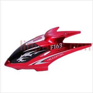 DFD F163 Spare Parts: Head cover\Canopy(red)