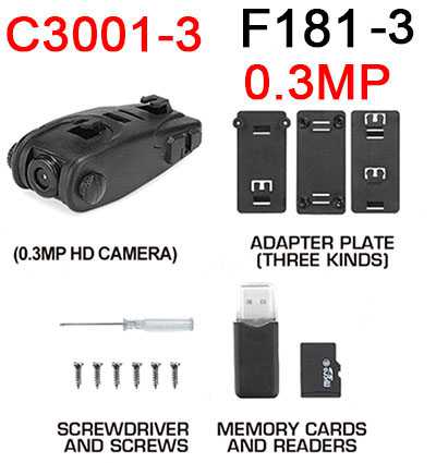 LinParts.com - DFD F181 F181W F181D RC Quadcopter Spare Parts: Camera set (0.3MP) - Click Image to Close