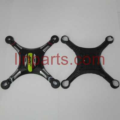 DFD F183 JJRC H8C RC Quadcopter Spare Parts: Upper Head set+Lower board+Battery cover(black)