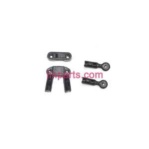 LinParts.com - DFD F187 helicopter Spare Parts: Fixed set of the support bar and decorative set