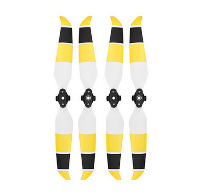 LinParts.com - DJI Mavic AIR 2S Drone spare parts: Yellow black and white propeller - Click Image to Close