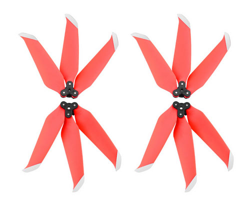 DJI Mavic AIR 2S Drone spare parts: 7238f three-blade noise reduction propeller Red 1set