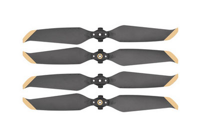 LinParts.com - DJI Mavic AIR 2S Drone spare parts: Quick release propeller Golden edge 1set - Click Image to Close