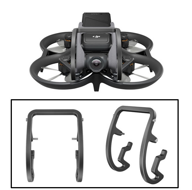 LinParts.com - DJI Avata Drone Spare Parts: Pan tilt lens protection bar bumper anti-collision and damage prevention aluminum alloy