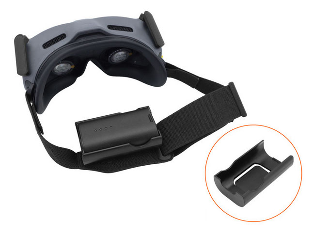LinParts.com - DJI Avata Drone Spare Parts: Goggles 2 V2 Headband Hanging Battery Box Back Clamp