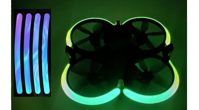 LinParts.com - DJI Avata Drone Spare Parts: Luminous film laser fluorescent sticker - Click Image to Close