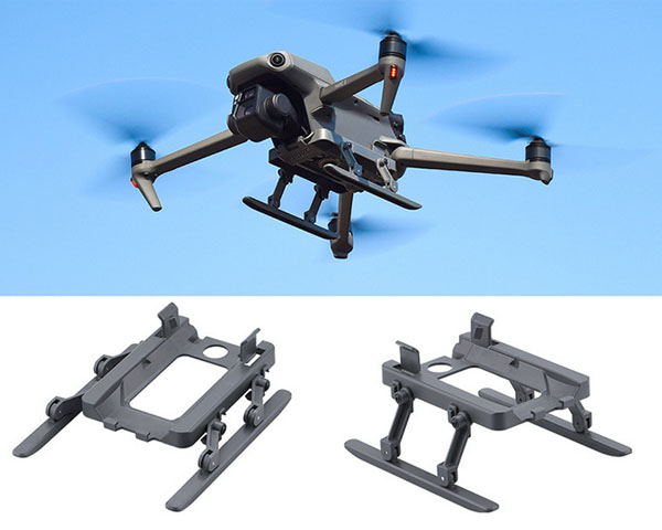 LinParts.com - DJI Mavic 3 Drone spare parts: Foldable heightened landing gear PTZ support frame