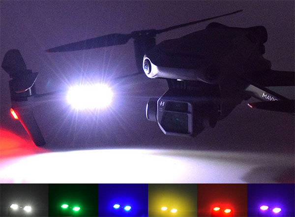 DJI Mavic Pro Drone spare parts: 6 colors Night flight lights strobe lights