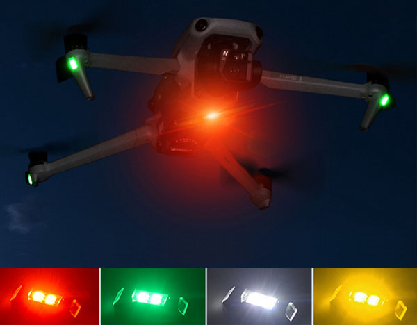 DJI Mavic Pro Drone spare parts: 4 colors universal strobe light