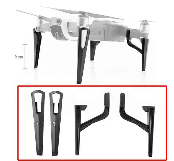 LinParts.com - DJI Mavic Air Drone spare parts: Landing gear lengthened extended tripod - Click Image to Close