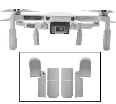 LinParts.com - DJI Mavic Mini Drone spare parts: Foldable heightened landing gear - Click Image to Close