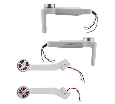 LinParts.com - DJI Mavic Mini Drone spare parts: Left forearm+Right forearm+Left hind arm+Right back arm