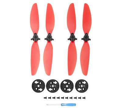 LinParts.com - DJI Mavic Mini Drone spare parts: Ppropeller Red 1set - Click Image to Close