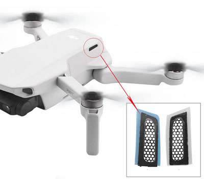 LinParts.com - DJI Mavic Mini Drone spare parts: Dust-proof net on the upper cover