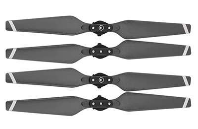 LinParts.com - DJI Mavic Pro Drone spare parts: White edge 8330F quick release propeller 1set