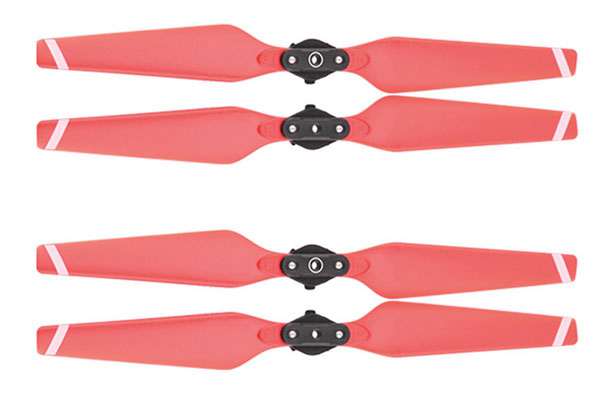 (image for) DJI Mavic Pro Drone spare parts: 8330F quick release folding propeller Red 1set