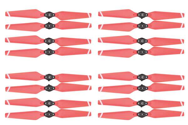 LinParts.com - DJI Mavic Pro Drone spare parts: 8330F quick release folding propeller Red 4set