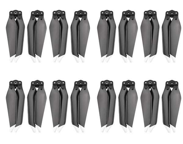 LinParts.com - DJI Mavic Pro Drone spare parts: Quick release propeller 8331 noise reduction propeller Silver edge 4set