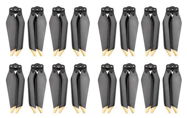LinParts.com - DJI Mavic Pro Drone spare parts: Quick release propeller 8331 noise reduction propeller Golden edge 4set