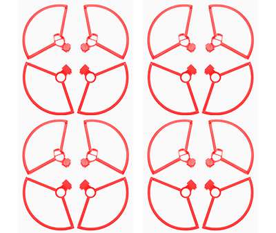 LinParts.com - DJI Mini 2 Drone spare parts: Protection circle red 4set