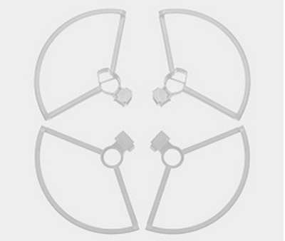 LinParts.com - DJI Mini SE Drone spare parts: Protection circle silver gray 1set