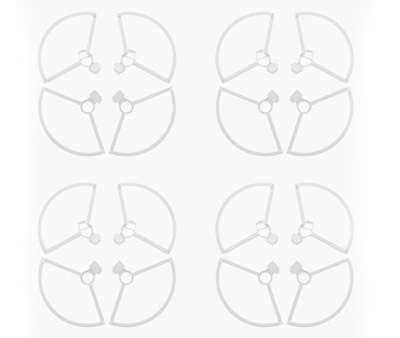 LinParts.com - DJI Mini SE Drone spare parts: Protection circle silver gray 4set