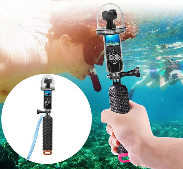 DJI Osmo Pocket 1/2 spare parts: Waterproof case + silicone protective cover + adapter seat + buoyancy rod