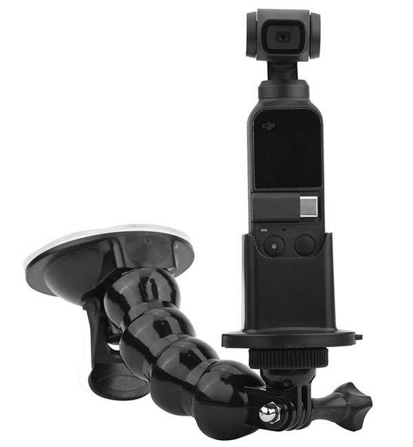 LinParts.com - DJI Osmo Pocket 1/2 spare parts: Car suction cup bracket - Click Image to Close