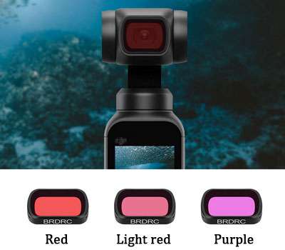 DJI Osmo Pocket 2 spare parts: 1/2 universal diving filter