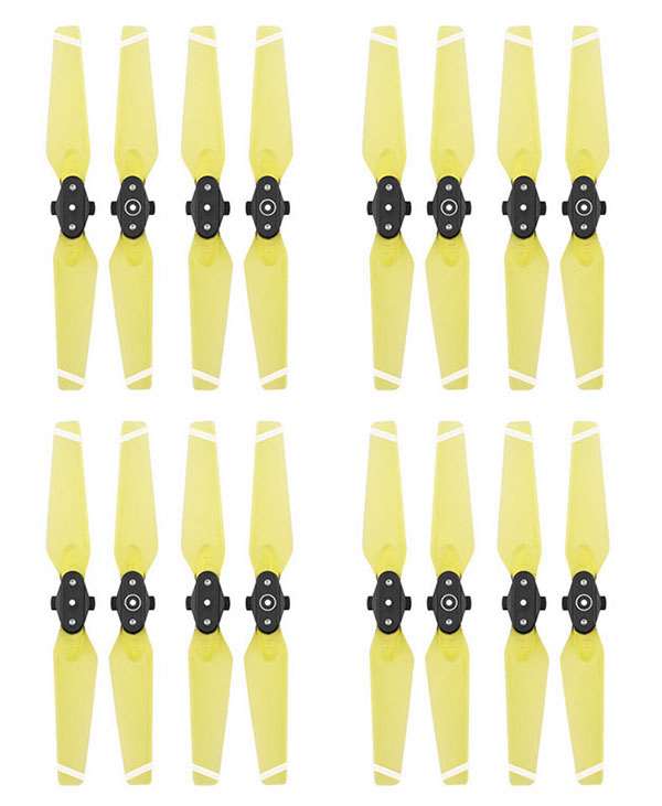 DJI Spark Drone spare parts: Propeller 4730F quick release color propeller transparent 4set Yellow