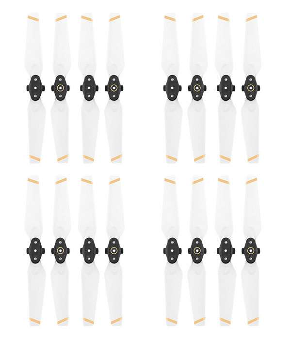 LinParts.com - DJI Spark Drone spare parts: Propeller 4730F quick release color propeller transparent 4set White - Click Image to Close