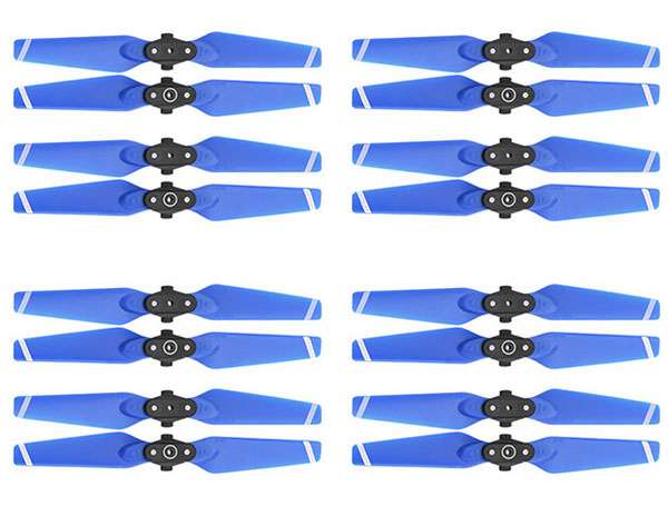 LinParts.com - DJI Spark Drone spare parts: 4730F quick release folding color propeller 4set Blue