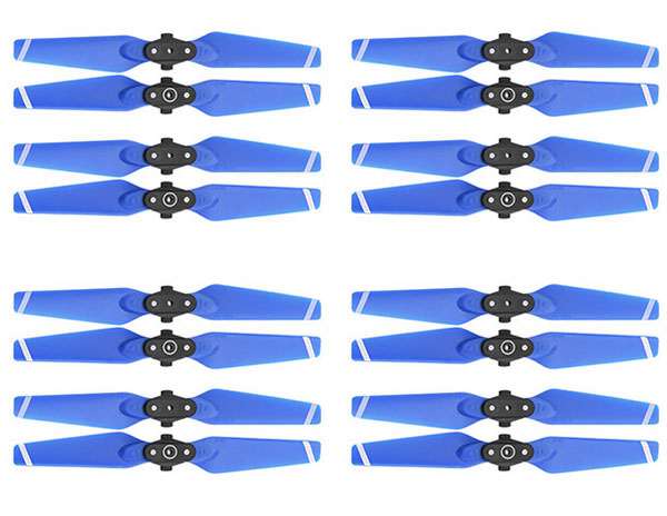 LinParts.com - DJI Spark Drone spare parts: 4730F quick release folding color propeller 4set Blue