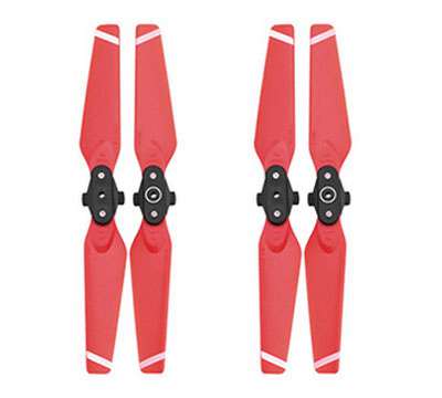 LinParts.com - DJI Spark Drone spare parts: 4730F quick release folding color propeller 1set Red - Click Image to Close