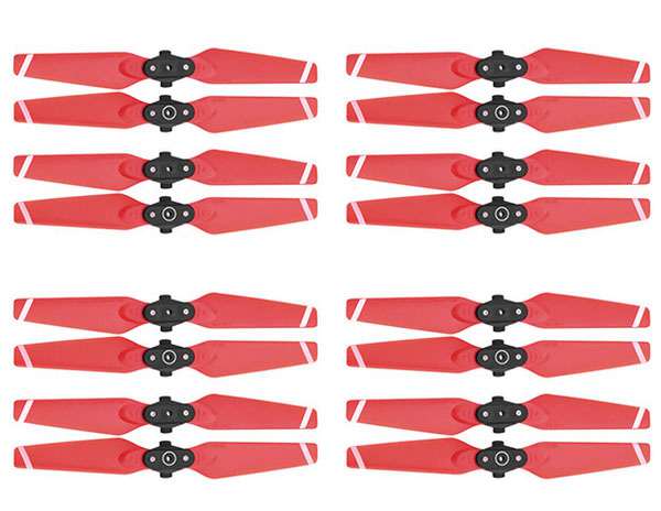 LinParts.com - DJI Spark Drone spare parts: 4730F quick release folding color propeller 4set Red
