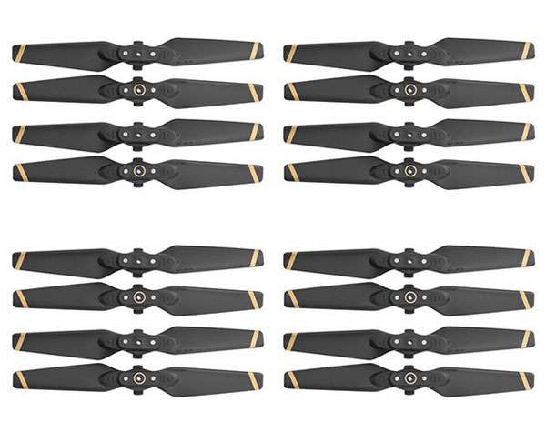 LinParts.com - DJI Spark Drone spare parts: 4730F quick release folding color propeller 4set Black - Click Image to Close