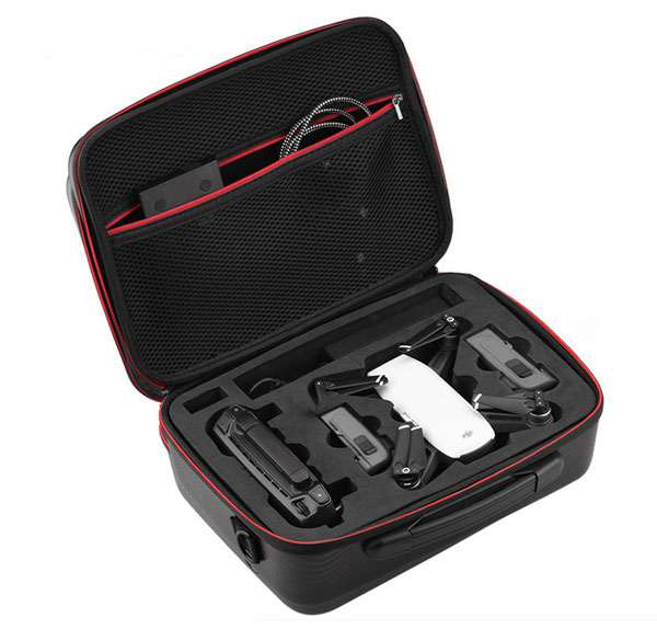 LinParts.com - DJI Spark Drone spare parts: Storage bag Messenger bag Waterproof shoulder bag pu luggage - Click Image to Close