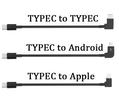 LinParts.com - DJI FPV Combo Drone spare parts: Connect the flight glasses to the phone and tablet data cable 100cm
