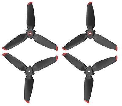 LinParts.com - DJI FPV Combo Drone spare parts: Propeller Red edge 1set - Click Image to Close