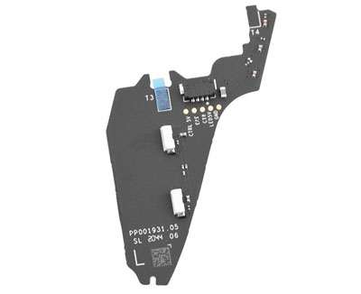 LinParts.com - DJI FPV Combo Drone spare parts: Left front leg antenna plate L - Click Image to Close